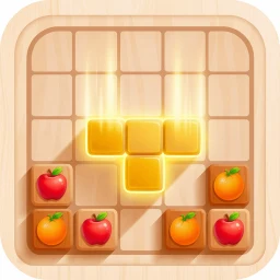 Fruity Blocks: أحجية الخشب