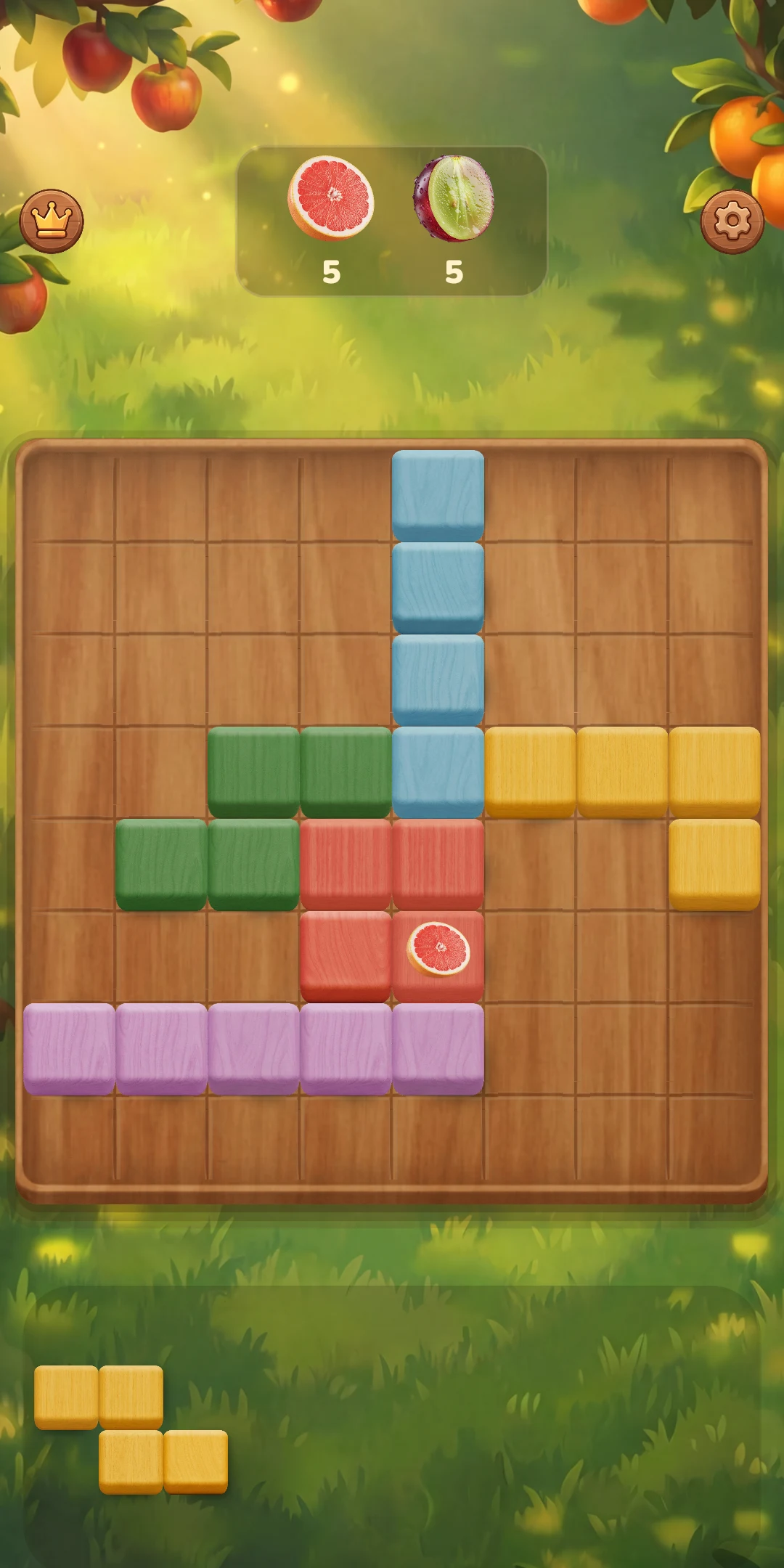 Fruity Blocks: Wood Puzzle screenshot