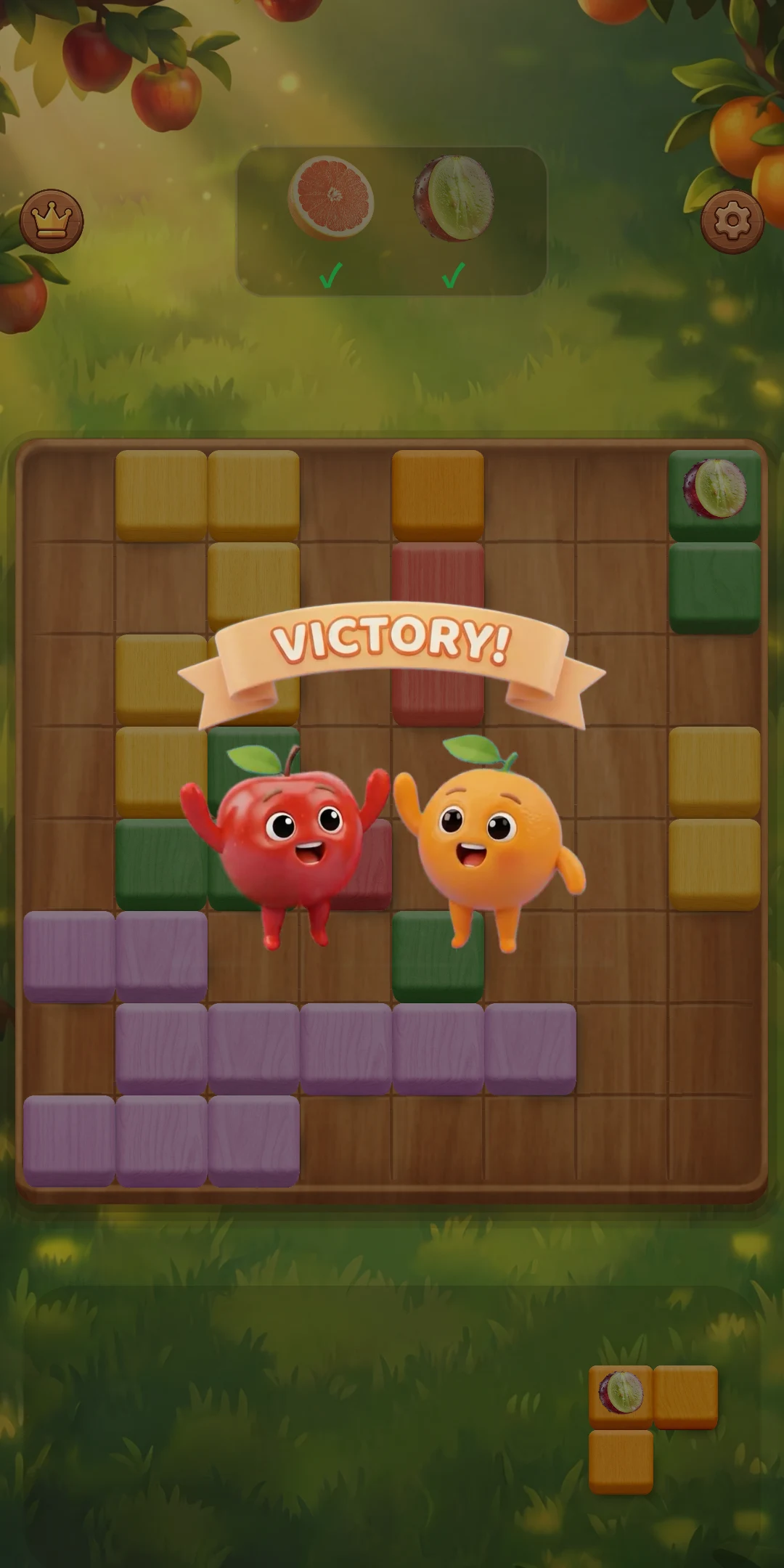 Fruity Blocks: Wood Puzzle screenshot